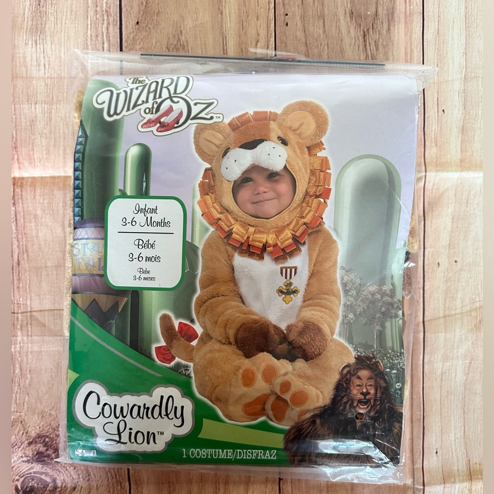 The Wizard of Oz Cowardly Lion Baby Costume 3-6 Months